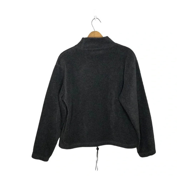 Indian Motorcycle Company Mock Neck Fleece Kangaroo Pocket Pull Over Sweater - Picture 5 of 8